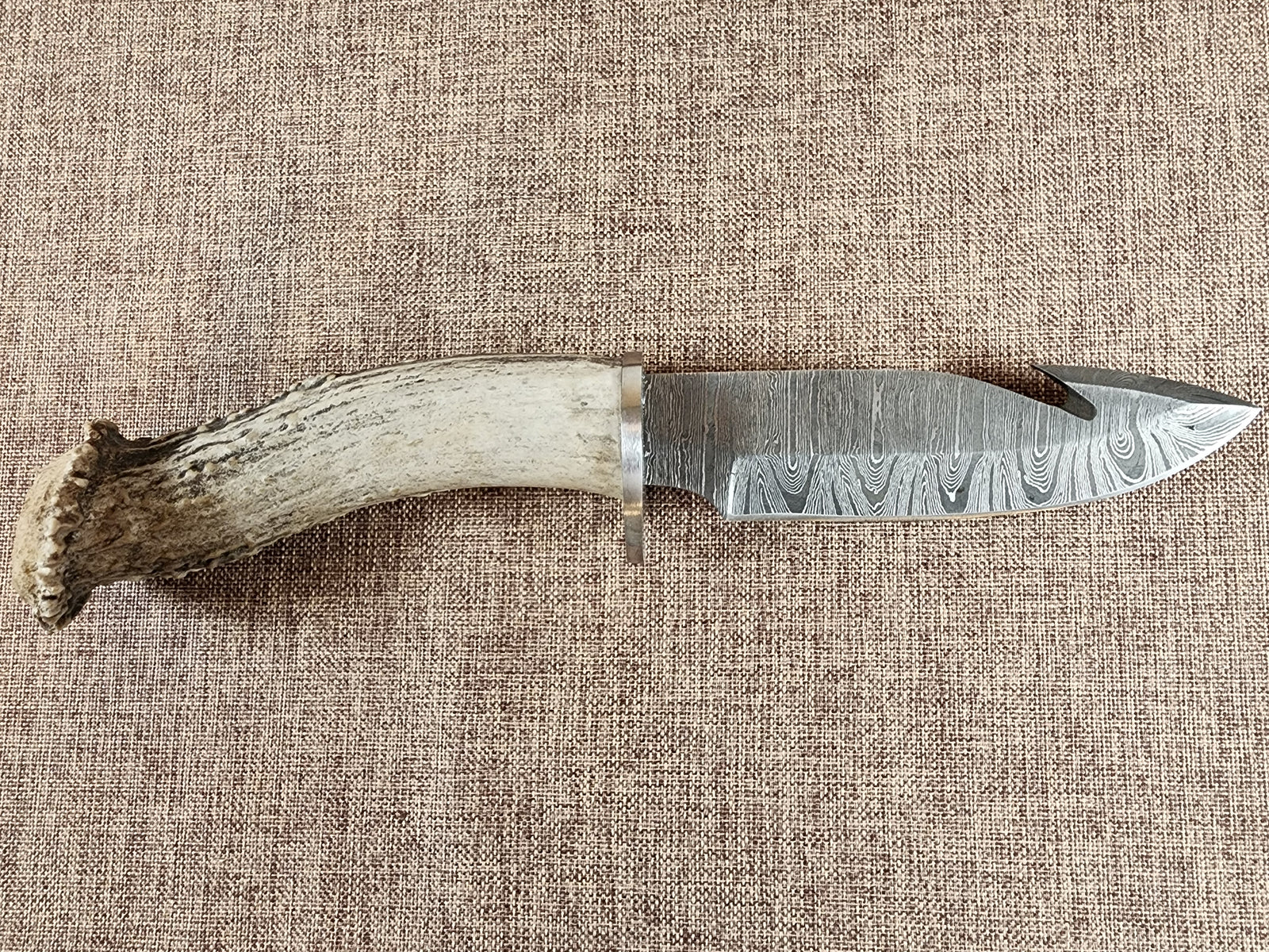 5" Damascus Gut Hook #09