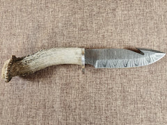 5" Damascus Gut Hook #09