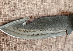 5" Damascus Gut Hook 2A10