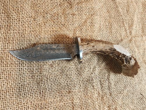 4" Damascus Clip Point #21