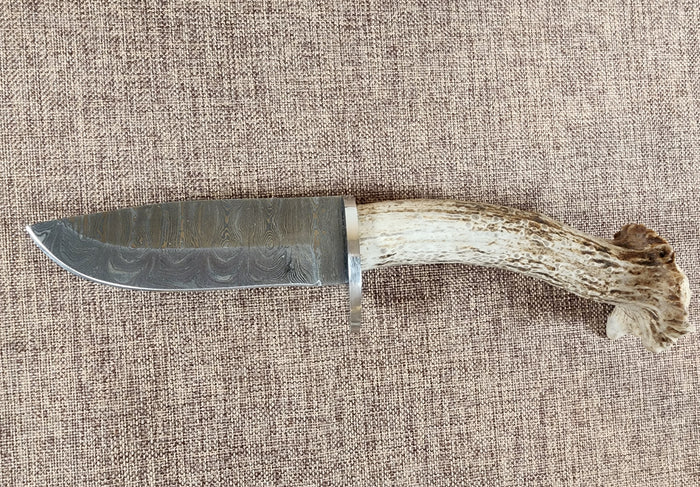 4" Damascus Drop Point #39