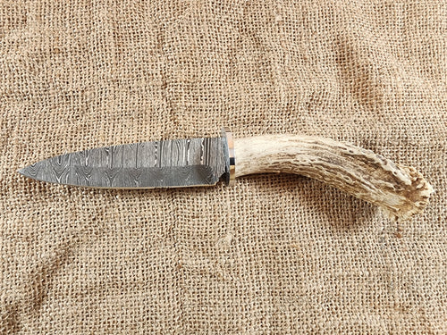 5" Damascus Spear Point #67