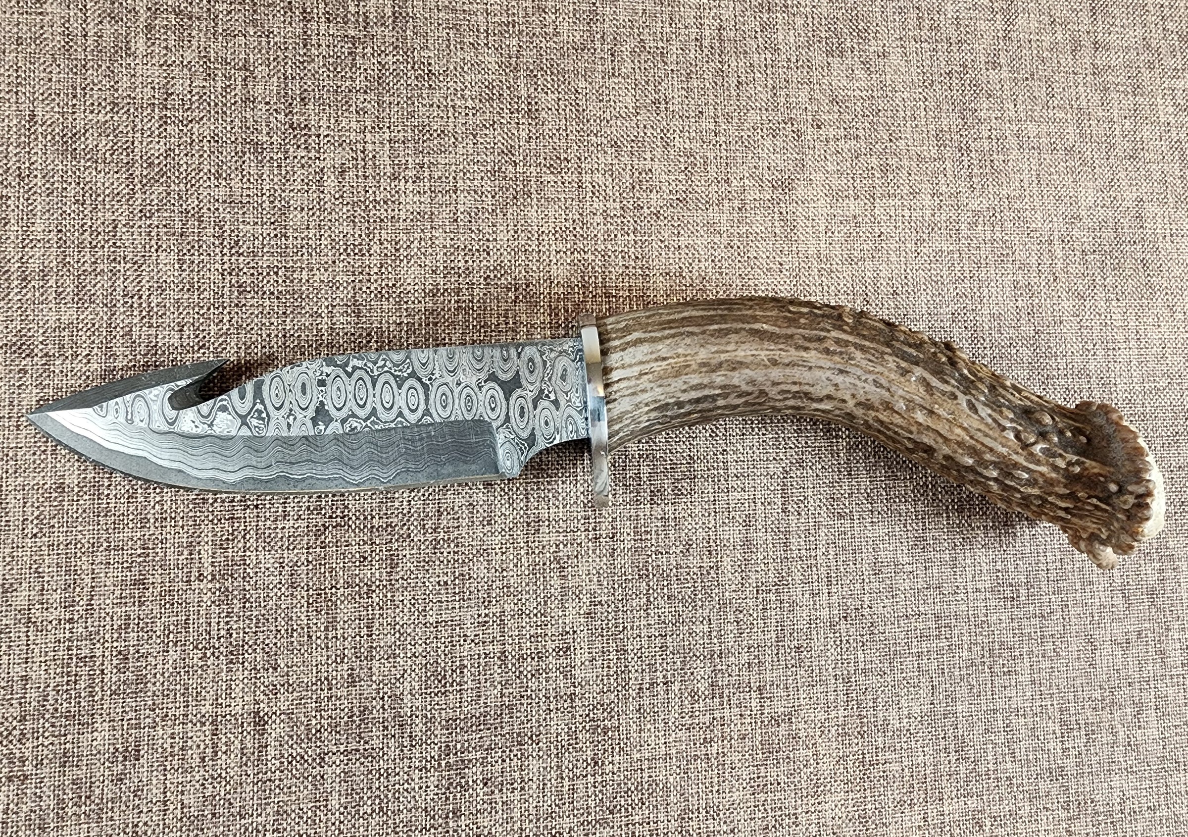 5" Damascus Gut Hook #06
