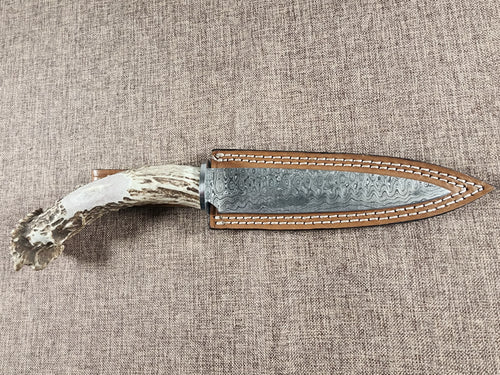 6" Damascus Spear Point #80