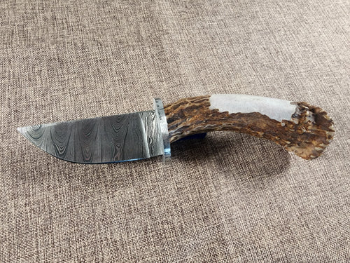 3.5" Damascus Drop Point #161