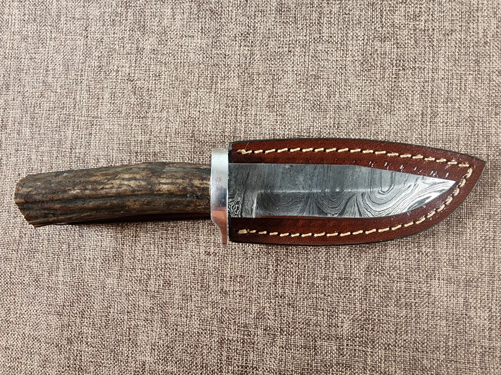 4" Damascus Drop Point #152