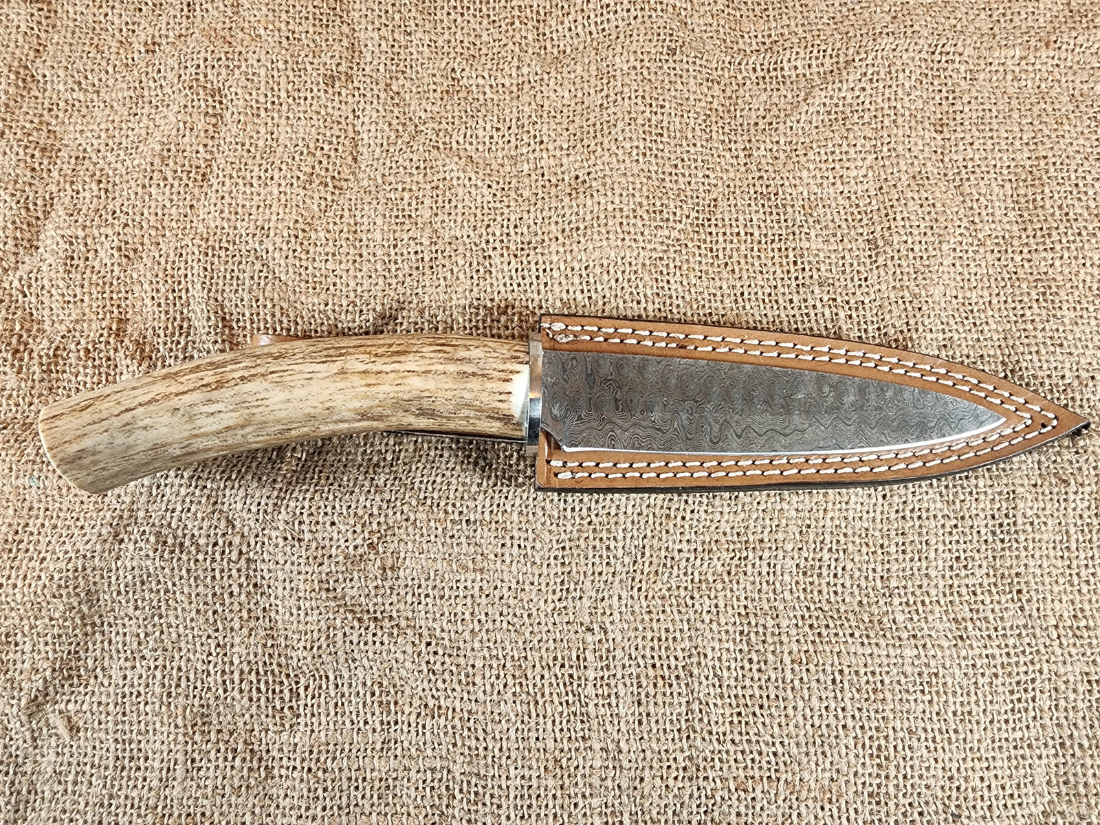 6" Damascus Spear Point #16