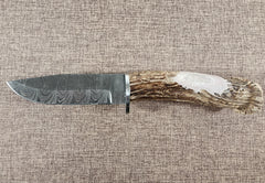 5" Damascus Drop Point #119