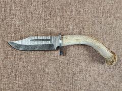 4" Damascus Clip Point B08