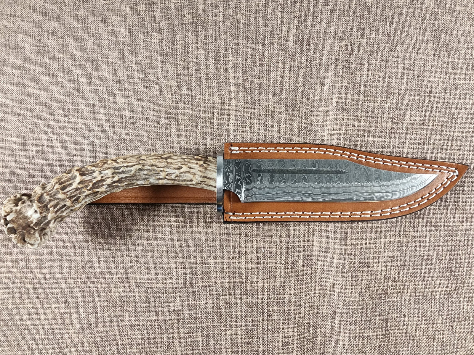 6" Damascus Clip Point #77
