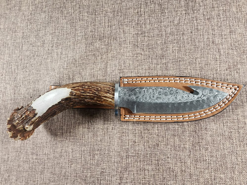 5" Damascus Gut Hook #59