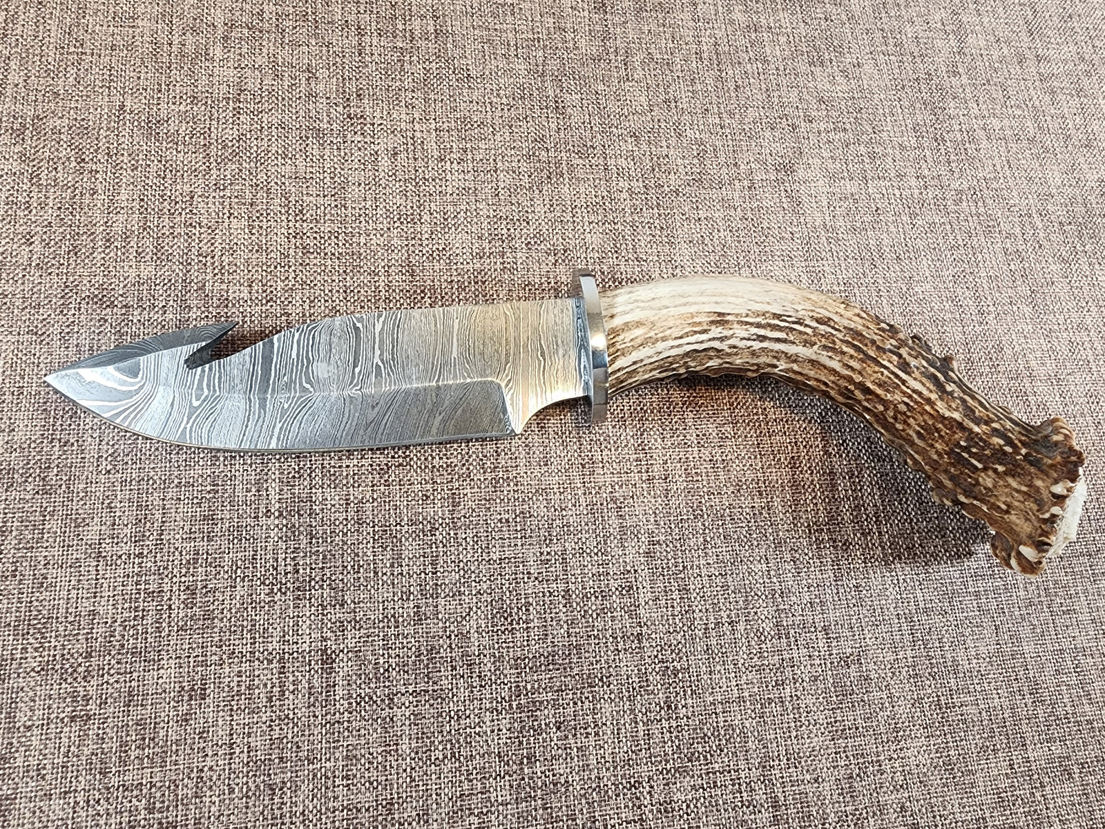 5" Damascus Gut Hook #48