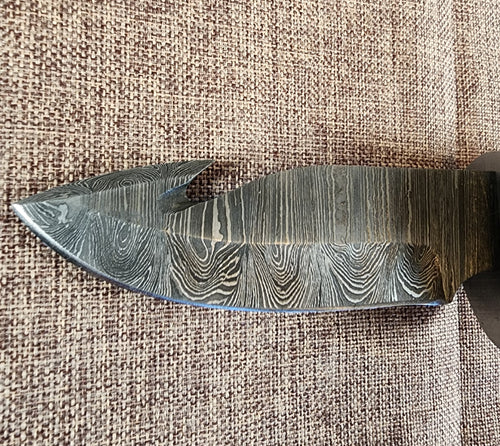 4" Damascus Gut Hook A06
