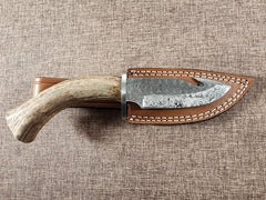 4" Damascus Gut Hook #109