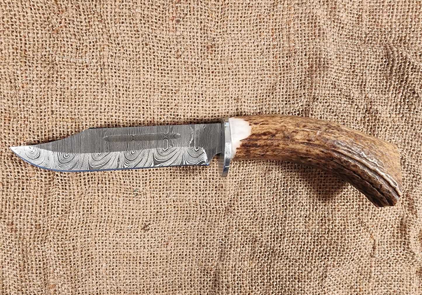 6" Damascus Clip Point #102