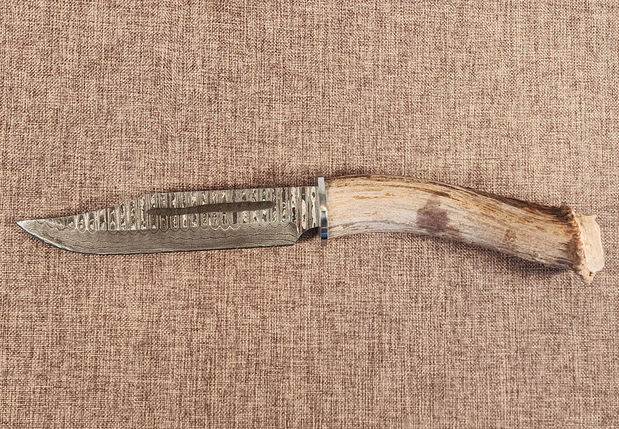 6" Damascus Clip Point 3B03