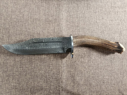 8" Damascus Bowie #164