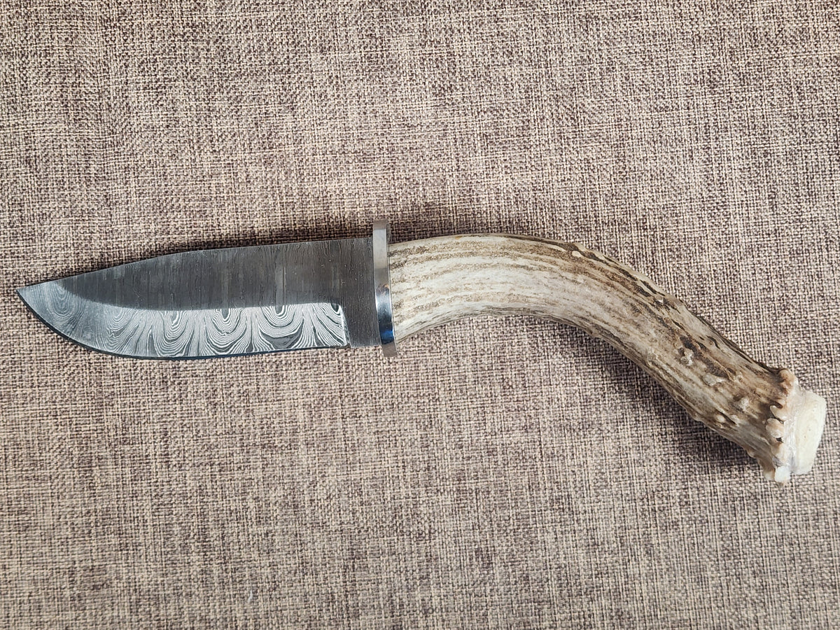 4" Damascus Drop Point C03