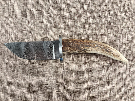 3.5" Damascus Drop Point #159