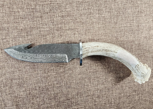 5" Damascus Gut Hook #47