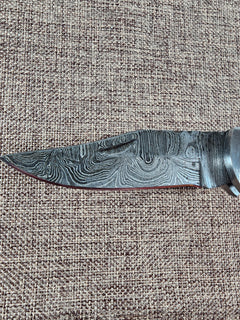 Ram Horn Damascus Folder #144