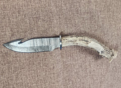 5" Damascus Gut Hook 2A01
