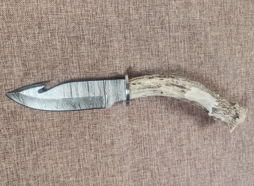 5" Damascus Gut Hook 2A01