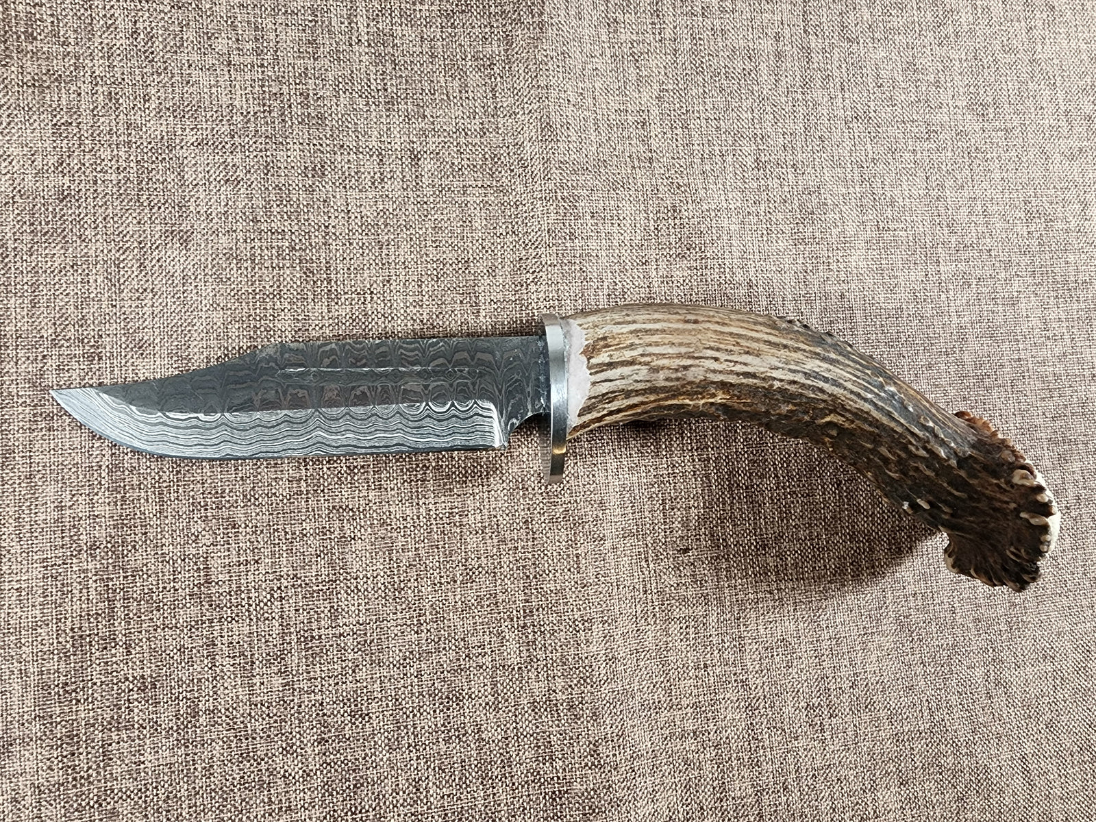 5" Damascus Clip Point #04
