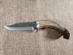5" Damascus Clip Point #04