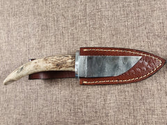 3.5" Damascus Drop Point #159
