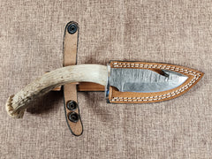 4" Damascus Gut Hook A07