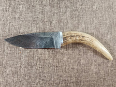 4" Damascus Drop Point #154