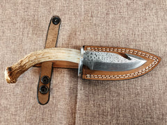 4" Damascus Gut Hook A10