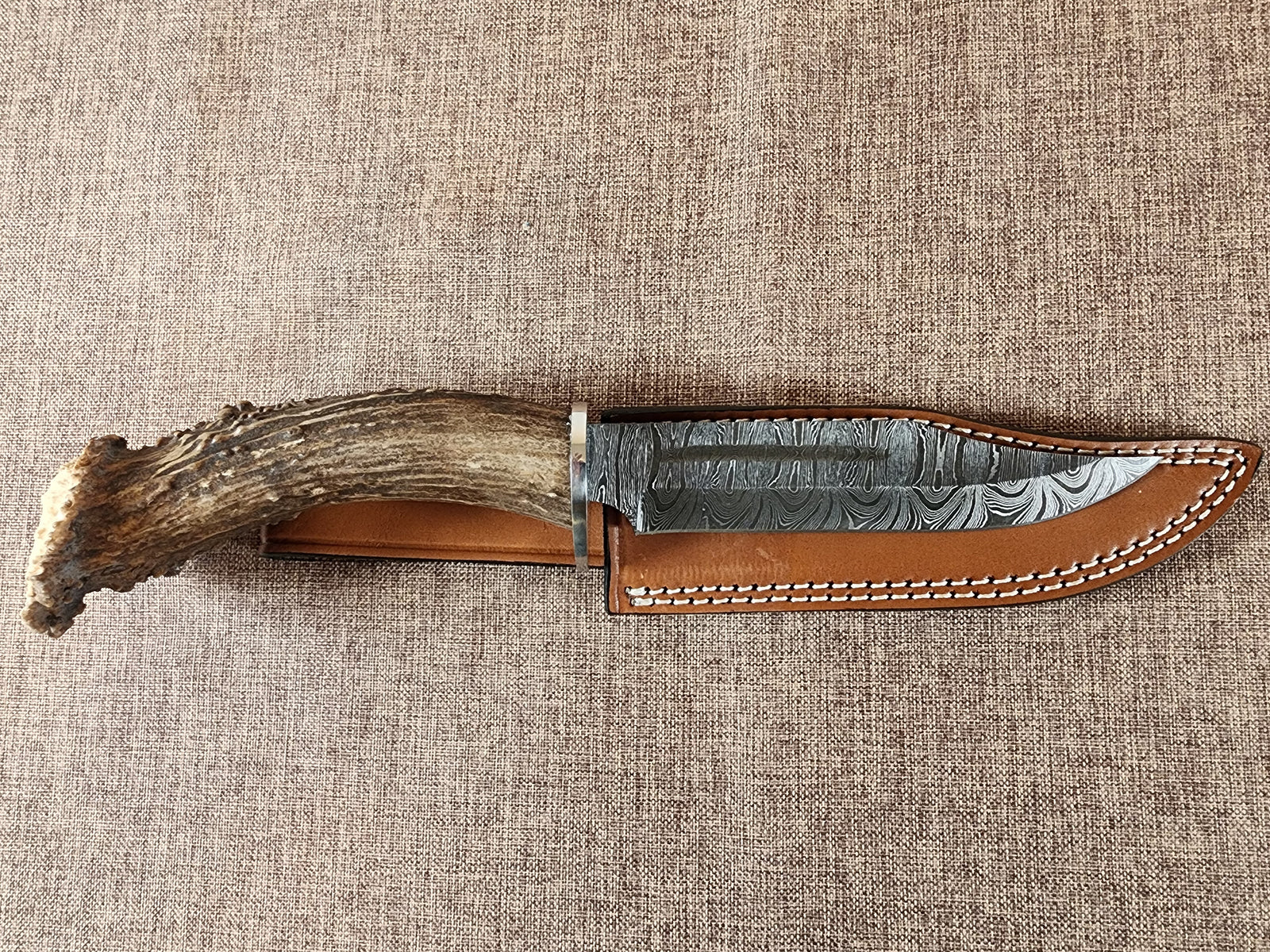 6" Damascus Clip Point #75
