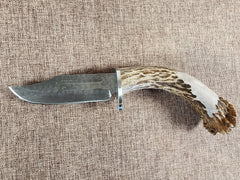 4" Damascus Clip Point B02
