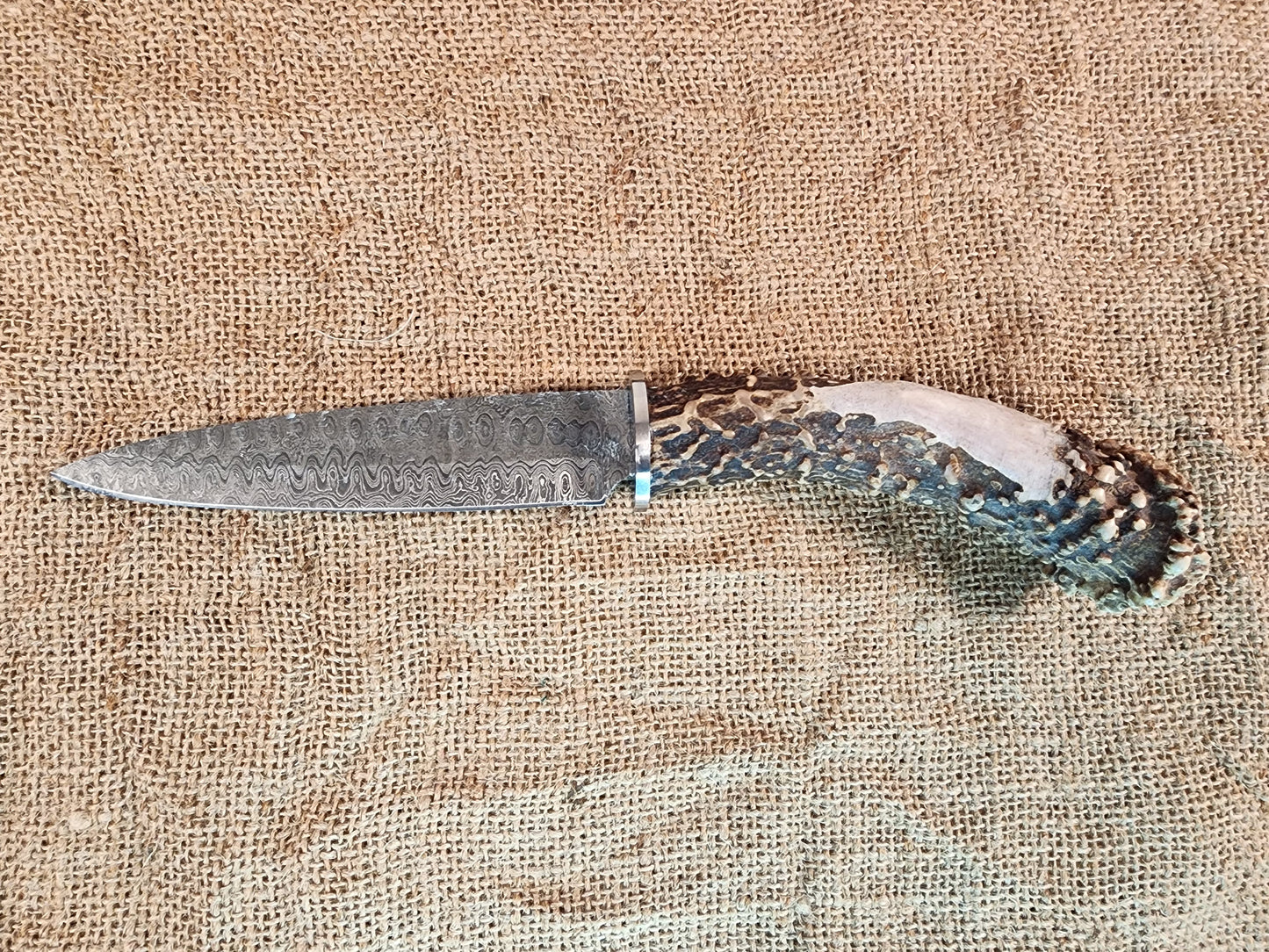 6" Damascus Drop Point #111