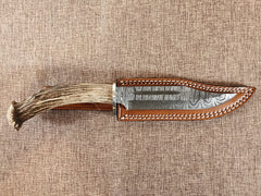 6" Damascus Clip Point #122