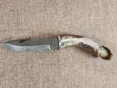 5" Damascus Gut Hook #03