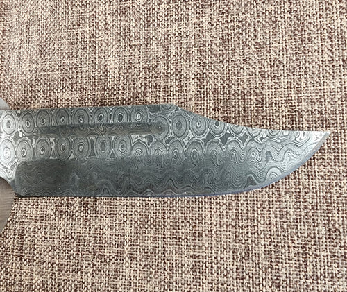 4" Damascus Clip Point B04