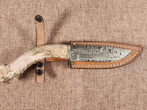 5" Damascus Drop Point 2C03