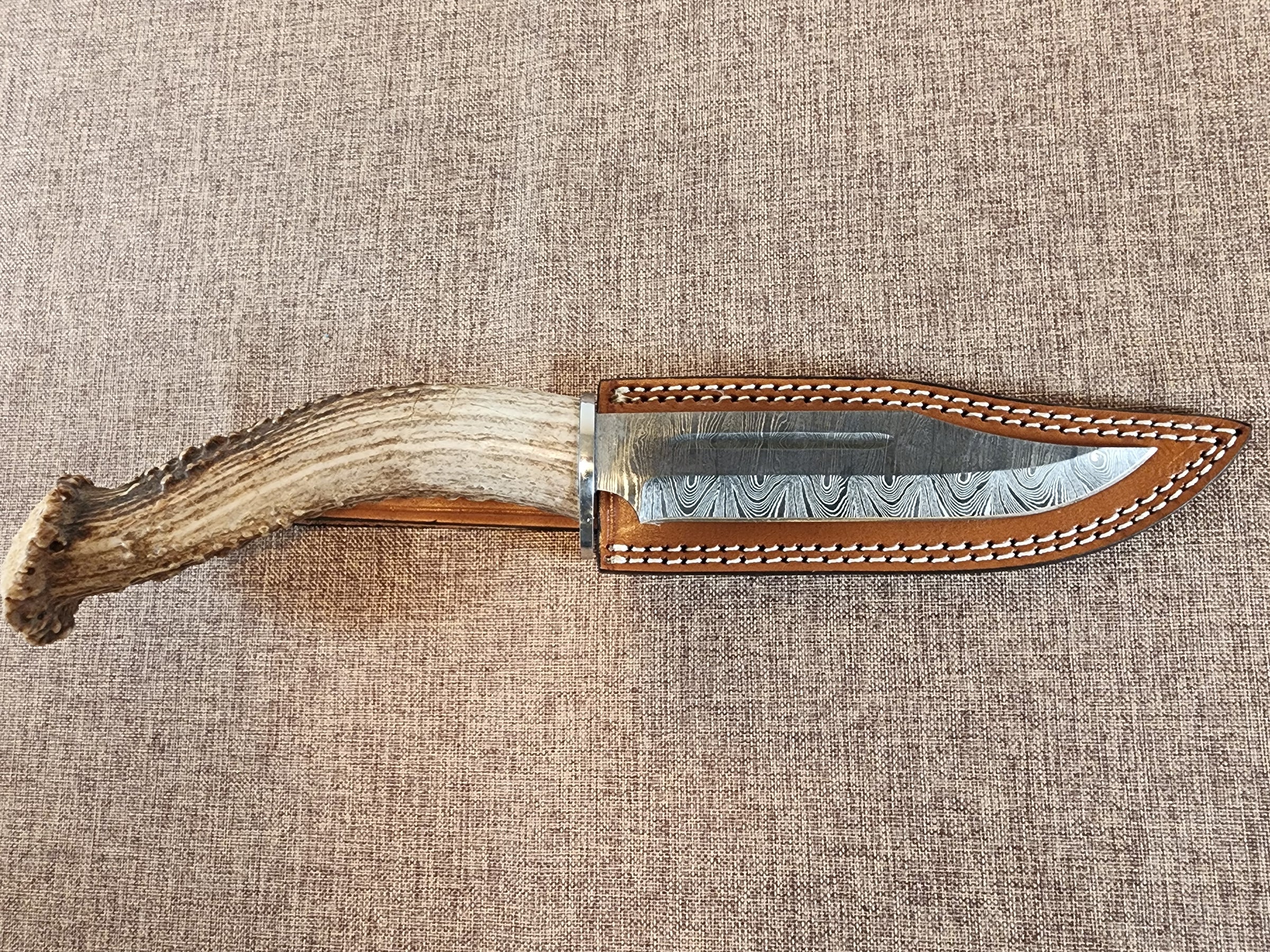 6" Damascus Drop Point #78