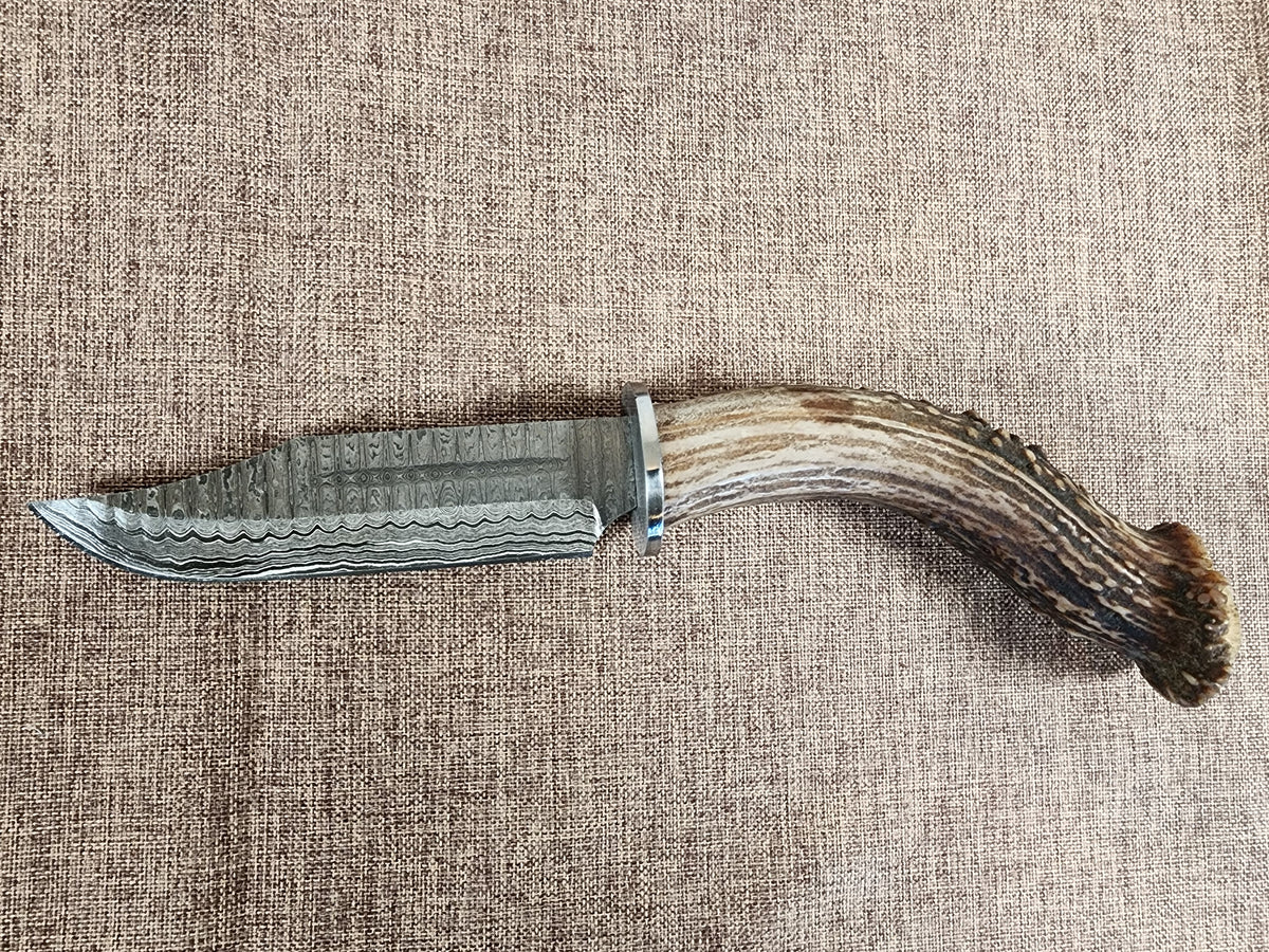 5" Damascus Clip Point 2B05