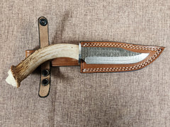 5" Damascus Clip Point 2B06