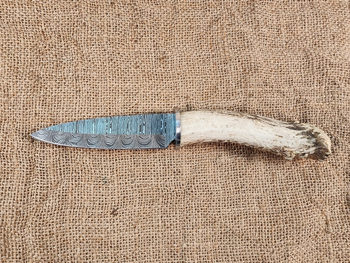 5" Damascus Spear Point #121