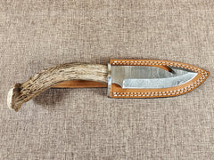 5" Damascus Gut Hook #05