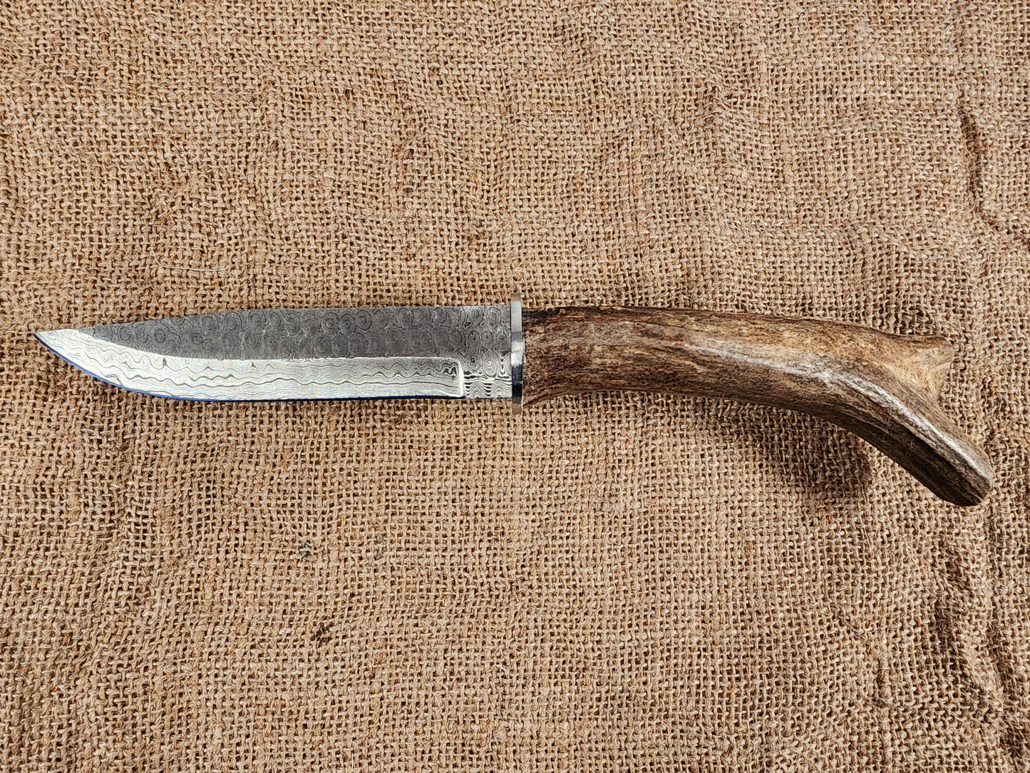 6" Damascus Drop Point #106