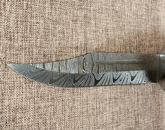 6" Damascus Clip Point #75