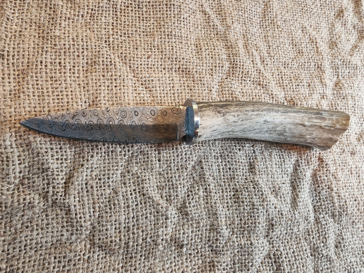 4" Damascus Drop Point #55