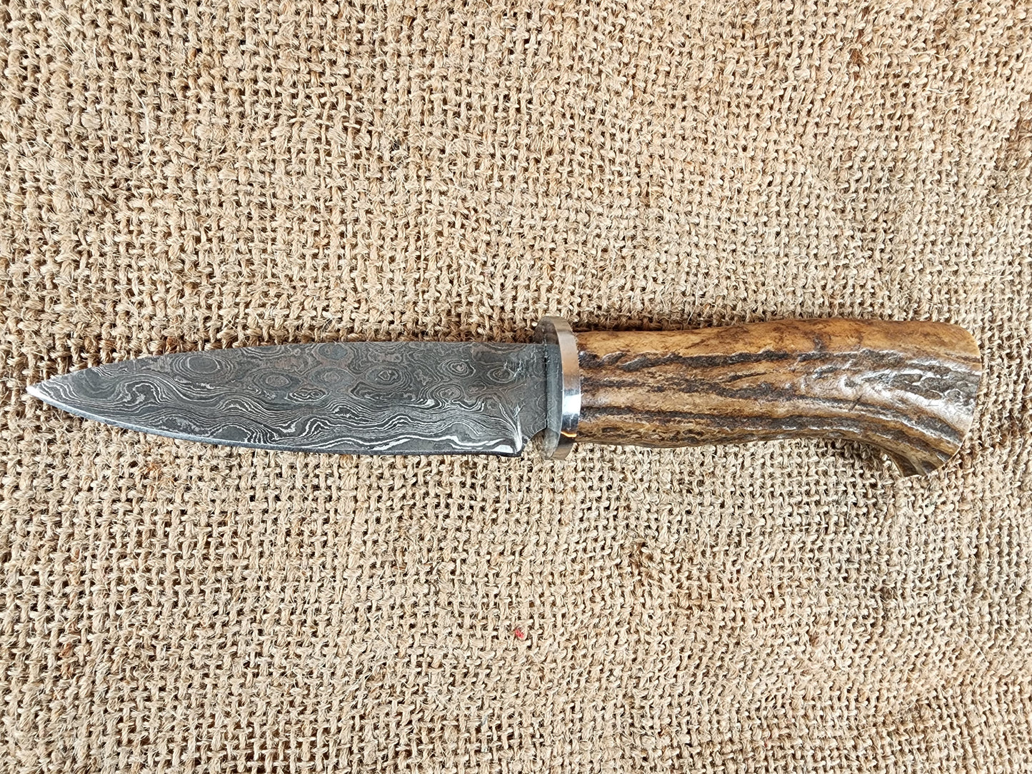 4" Damascus Spear Point #152