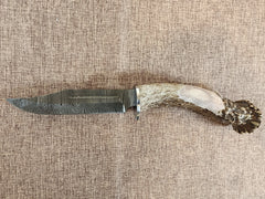 6" Damascus Drop Point #78